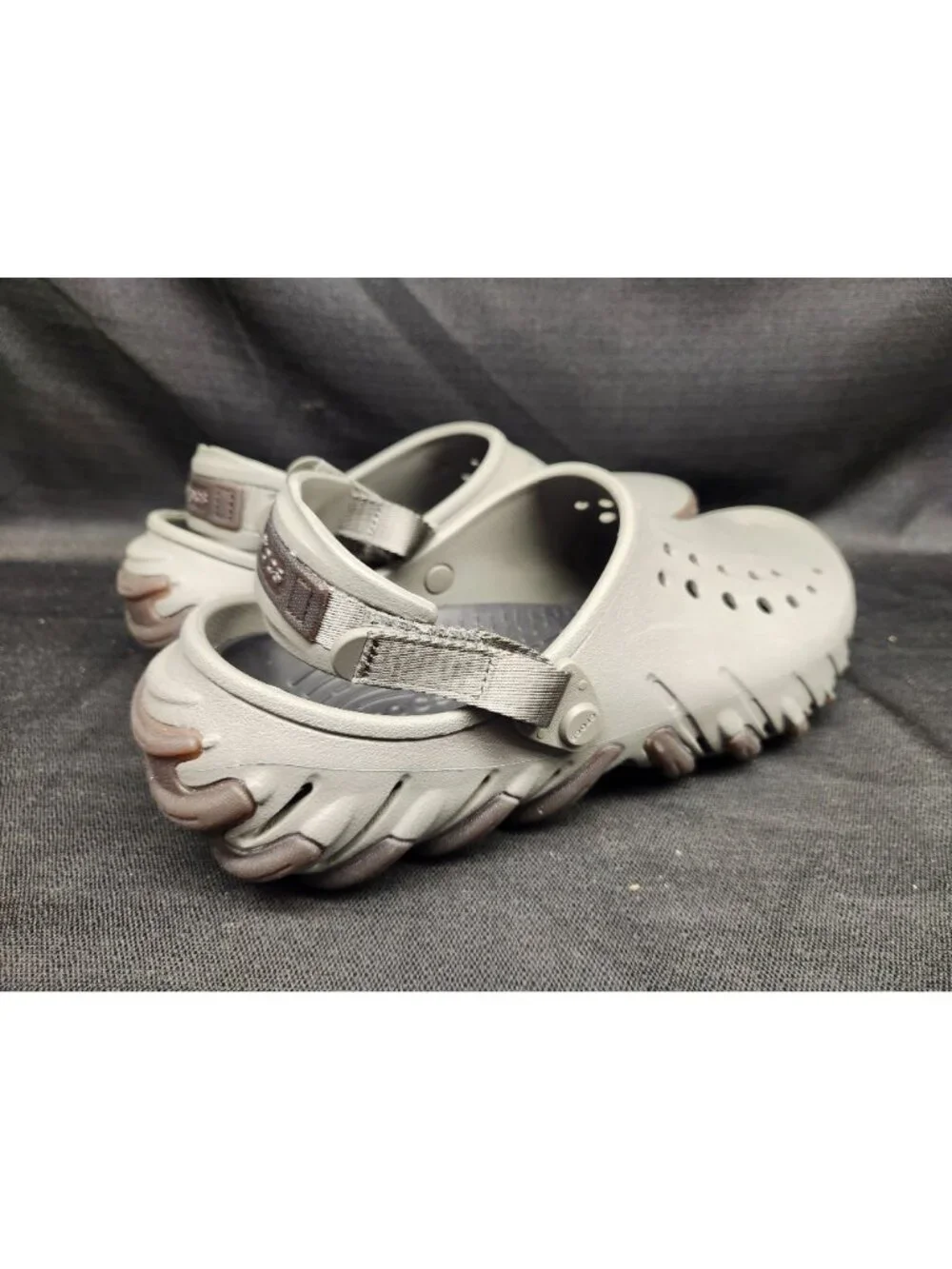 Crocs Men's Echo Gum RO Clog Slip-On 211675-1WS Grey Size 10 NEW WITH TAGS!